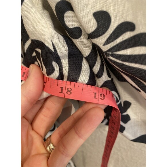 Liliana Meza Kailani Dress Black White Geographic Maxi Dress Size Large - Picture 7 of 13